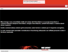 Tablet Screenshot of max-energy-solar-franchising.beepworld.it