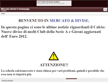 Tablet Screenshot of mercato-divise.beepworld.it