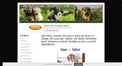 Desktop Screenshot of animali-felici.beepworld.it