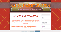 Desktop Screenshot of marolabasket.beepworld.it