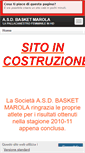 Mobile Screenshot of marolabasket.beepworld.it