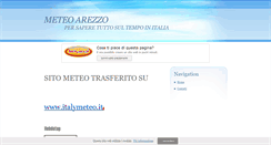 Desktop Screenshot of meteoarezzo.beepworld.it