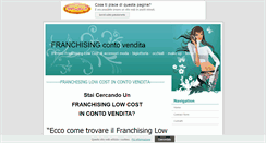 Desktop Screenshot of franchisingcontovendita.beepworld.it