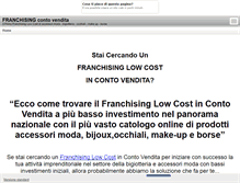 Tablet Screenshot of franchisingcontovendita.beepworld.it