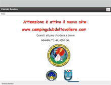 Tablet Screenshot of campingclubdeltavoliere.beepworld.it