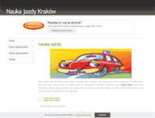 Tablet Screenshot of naukajazdykrakow.beepworld.pl