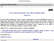 Tablet Screenshot of conoscersi-online.beepworld.it