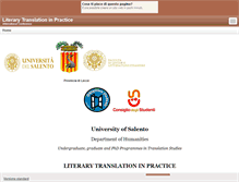 Tablet Screenshot of literarytranslationinpractice.beepworld.it