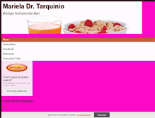 Tablet Screenshot of nutrizionistamarielatarquinio.beepworld.it