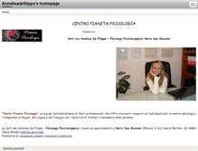 Tablet Screenshot of annalisadefilippo.beepworld.it