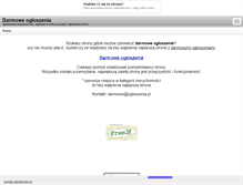 Tablet Screenshot of darmoweogloszenia.beepworld.pl