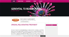 Desktop Screenshot of gerovital.beepworld.it