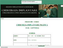 Tablet Screenshot of chirurgiaimplantare.beepworld.it