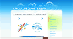 Desktop Screenshot of canoaclubriva.beepworld.it