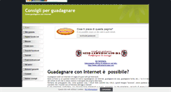 Desktop Screenshot of consigliguadagno.beepworld.it