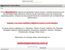 Tablet Screenshot of megamaszyny.beepworld.pl