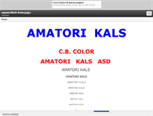 Tablet Screenshot of amatorikals.beepworld.it