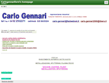 Tablet Screenshot of carlogennariforni.beepworld.it