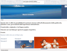Tablet Screenshot of pallavolo.beepworld.it